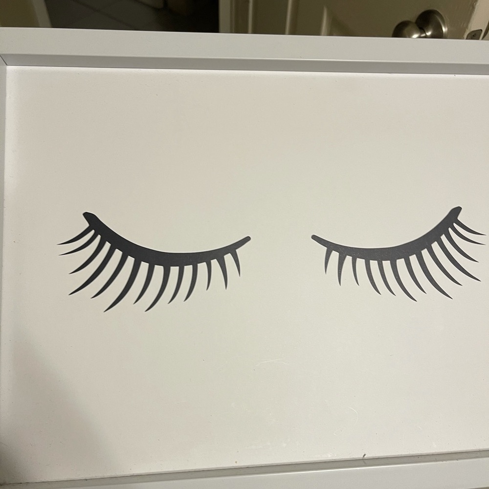 Eyelashes frame